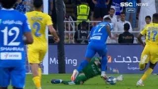 لقطة طرد اوسبينا في مباراة النصر ضد الهلال