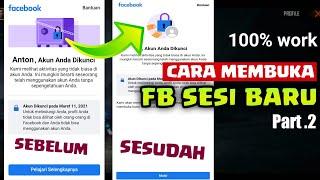 How to open a new locked FB account, FB permanent session new view 2021