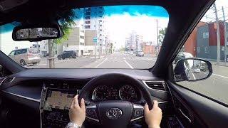 【Test Drive】2017 New TOYOTA HARRIER 2.0Turbo 4WD - POV City Drive