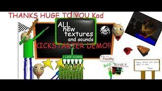 All New Textures, sprites and sounds - Baldi's Basics Kickstarter Exlusive Demo!