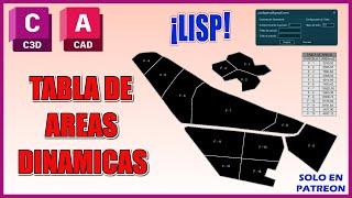 Autocad Lisp Area Parcelas