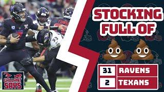 Texans RUIN Christmas in blowout 31-2 L to Ravens | Postgame Recap & Analysis