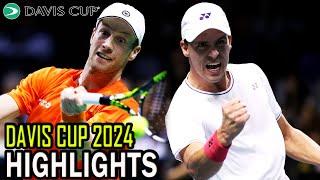 Daniel Altmaier vs Botic Van De Zandschulp Highlights | Davis Cup 2024