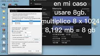 Aumentar memoria ram con memoria virtual windows 10 & 11.