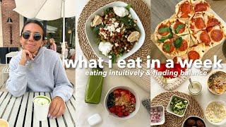 THAT GIRL WHAT I EAT IN A WEEK | healthy & easy recipes, balanced & intuitive eating w/o restriction