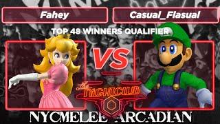 NYC Melee Arcadian: Fahey vs Casual_Flasual - Top 48 Winners Qualifier SSBM