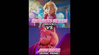 Princess Peach Vs Amy Rose | #edit #mario #vs #sonic #shorts #fyp #peach #amy #mariomovie #mariobros