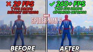 Spider-Man 2 PC Optimization Guide - BOOST FPS, Fix Lag & Fix FPS Drops on ANY PC / Best Settings!
