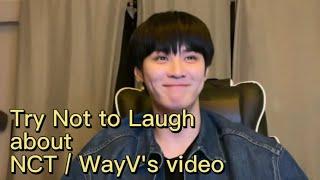 [Eng sub]Kun's reaction to NCT/WayV's try not to laugh challenge