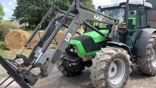 Deutz Fahr with a MX U8 Loader