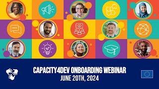 Capacity4dev Onboarding Webinar - 20 June 2024