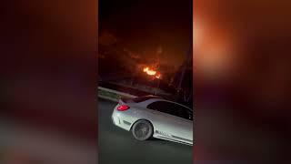Fire Rages at West London Substation