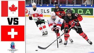 CANADA VS SWITZERLAND HIGHLIGHTS IIHF U18 WOMEN´S WORLD CHAMPIONSHIP 2025