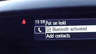 How to Set up the Bluetooth in a Renault Megane or Fluence.