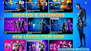 ALL New LEAKED & UPDATED Item Shop (VENOM Bundles, GHOUL Punk, Edward Scissorhands, Dark Pack)