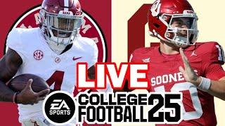 Alabama at Oklahoma - 11/23/24 Simulation (EA College Football 25)