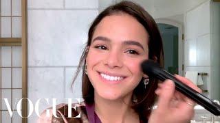 Blue Beetle Star Bruna Marquezine's Guide to Brazilian Glow in the Winter | Beauty Secrets | Vogue