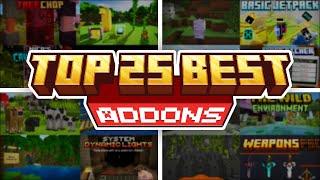  TOP 25 Best Add-Ons for Minecraft Bedrock Edition | Minecraft Bedrock 1.21.51+