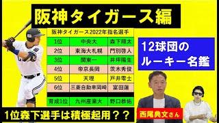 ルーキー名鑑【阪神タイガース編】2022年ドラフト指名選手