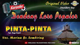 KARAOKE DENDANG KARO | PINTA - PINTA