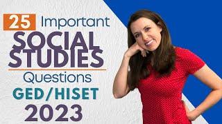 GED / HiSET Social Studies 2023 - Pass the Test!