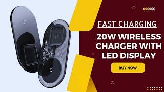 Buy 2 in 1 Wireless Charger | Fast Charging | Online Shopping | Protechshop