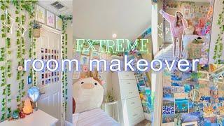 EXTREME ROOM TRANSFORMATION!! tiktok/danish pastel inspired *aesthetic*