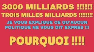 V.RUSSIE - 3000 MILLIARDS DE DETTE - VOS POLITIQUES NE VOUS EXPLIQUENT JAMAIS, JE VOUS DIS POURQUOI