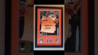 Signed Chad Johnson Ochocinco Cincinnati Bengals Framed Picture Framing Display Trading Frames