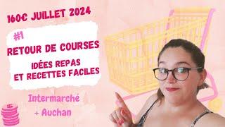 Repas semaine blanche et retour de courses