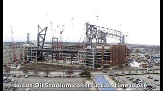 Lucas Oil Stadium construction time lapse