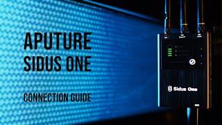SIDUS One | How to Connect Any Light | CRMX, Bluetooth, DMX