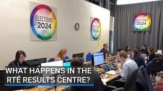 How does RTÉ deliver its comprehensive elections results coverage?