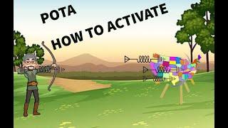 Pota How To Activate