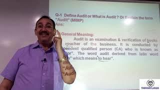 TY Audit #02 Intro of Audit (Definition)