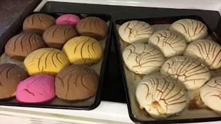 Conchas Mexicanas receta de 1 kilo 25 piezas pan Mexicano leer caja de información ingredientes ahí