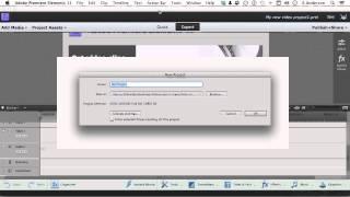 Adobe Premiere Elements 12 Tutorial | Creating The Project