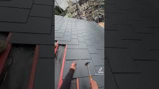 Slate TIP #roofing #tips #tutorial #tipsandtricks #viral #construction #shorts