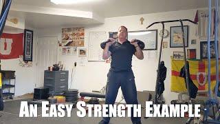An Easy Strength Workout Example