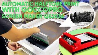 Automatic Halftone Print with Goccopro Screen Maker QS2536