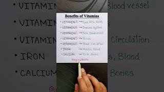 Benefits of Vitamins  #onlinesclasses #englishvocabulary #education #englishgrammar #vitamin