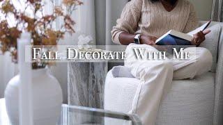 Fall Decorate With Me | Coffee Table Styling | Cozy Corner Styling