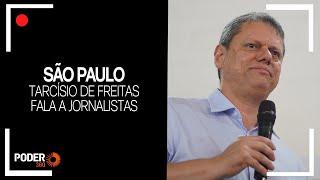 Ao vivo: Tarcísio de Freitas fala a jornalistas sobre a extensão do metrô de SP