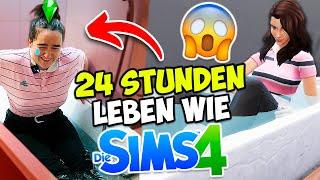 24 STUNDEN *leben* wie SIMS bei Die Sims 4 ABER in ECHT!  Nesmeralda