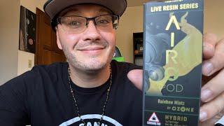 AIRO Brands Rainbow Mintz 1G Live Resin Vape Review Ft. Ozone in Massachusetts