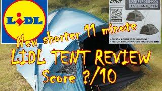 LIDL BLACKOUT DOME TENT REVIEW. SHORTER VIDEO FOR THOSE THAT JUST WANT NO WAFFLE.