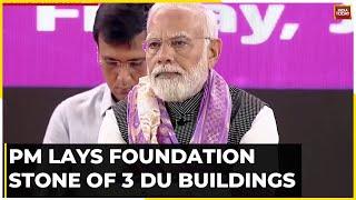 PM Modi Attends Delhi University's Centenary Celebrations To Lay Foundation Stone Of 3 Buildings