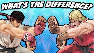 What's the Difference between Ryu and Ken? (SSBU)