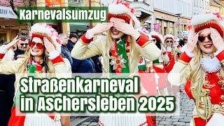 Karnevalsumzug 2025 Aschersleben | Närrisches Treiben mit ACC Union