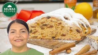 Stollen Recipe | Stollen Bread Recipe | German Christmas Cake 